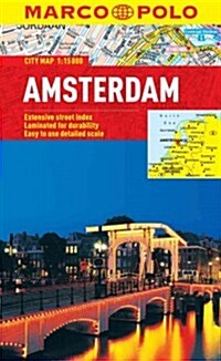 Amsterdam Marco Polo City Map (Folded)