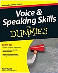 Voice & Speaking Skills for Dummies [With CD (Audio)] (Paperback)