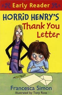 Horrid Henry's thank you letter