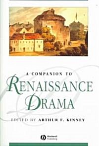 Companion Renaissance Drama (Paperback)