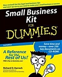 [중고] Small Business Kit for Dummies [With CDROM] (Paperback, 2, Revised)