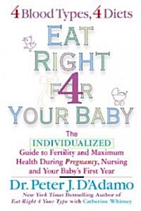 Eat Right for Your Baby: The Individulized Guide to Fertility and Maximum Heatlh During Pregnancy (Paperback)