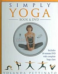 [중고] Simply Yoga (Hardcover, DVD)
