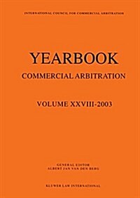 Yearbook Commercial Arbitration 2003 (Paperback)