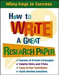 How to Write a Great Research Paper (Paperback)