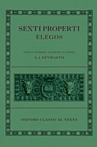 Sexti Properti Elegi (Hardcover)