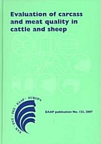 Evaluation of Carcass and Meat Quality in Ruminants (Hardcover)