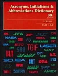 Acronyms, Initialism & Abbreviations Dictionary (Hardcover, 39th)