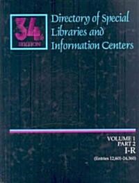 Directory of Special Libraries and Information Centers (Hardcover, 34th, PCK)