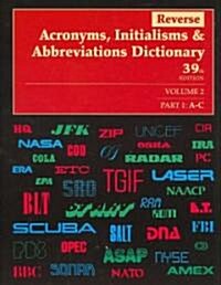 Reverse Acronyms, Initialisms and Abbreviations Dictionary (Hardcover, 39th)