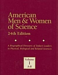 American Men & Women of Science (Hardcover, 24th)