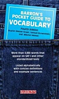 [중고] Barrons Pocket Guide to Vocabulary (Paperback, 4th)