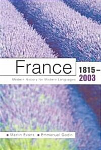 [중고] France, 1815-2003 (Paperback)