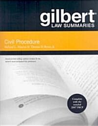 Gilbert Law Summaries Civil Procedure (Paperback, 17th)