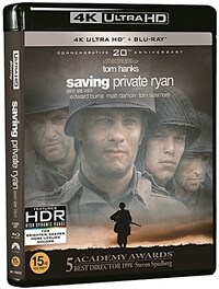[4K 블루레이] 라이언 일병 구하기 (3disc: 4K UHD + BD + 보너스 디스크)