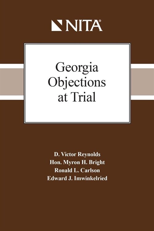 Georgia Objections at Trial (Spiral)