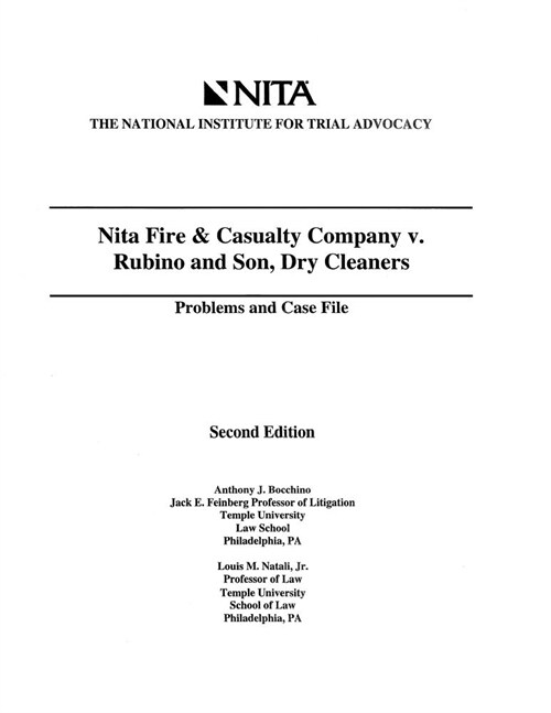 Nita Fire V. Rubino: Case File (Paperback, 2, Second Edition)