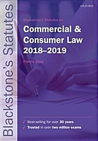 Blackstones Statutes on Commercial & Consumer Law 2018-2019 (Paperback, 27 Revised edition)