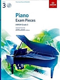 Piano Exam Pieces 2019 & 2020, ABRSM Grade 3, with CD : Selected from the 2019 & 2020 syllabus (Sheet Music)