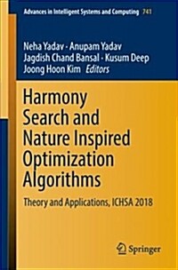 [중고] Harmony Search and Nature Inspired Optimization Algorithms: Theory and Applications, Ichsa 2018 (Paperback, 2019)