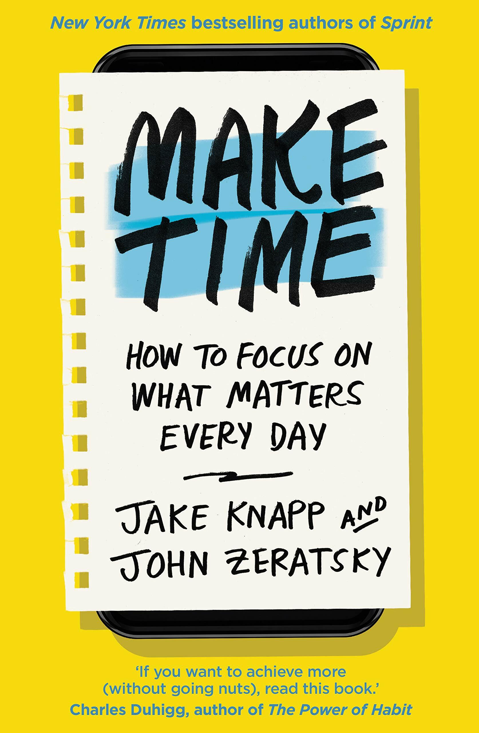 [중고] Make Time : How to focus on what matters every day (Paperback)