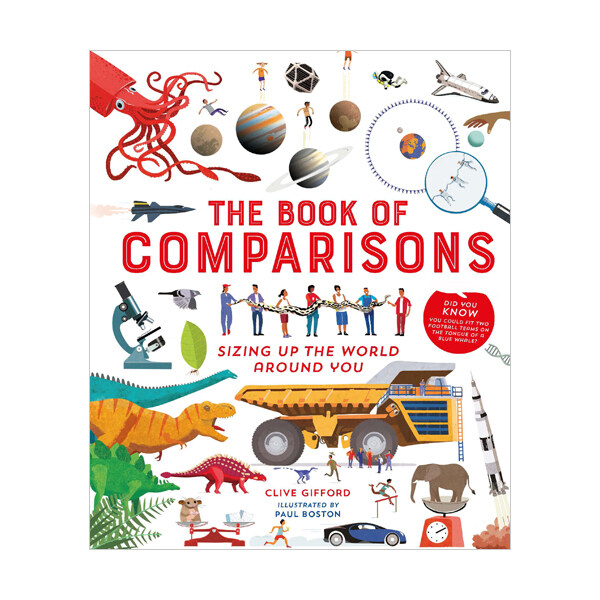 The Book of Comparisons : Sizing up the world around you (Hardcover)