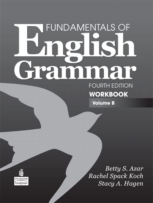 [중고] Fundamentals of English Grammar Workbook, Volume B (Paperback, 4th Edition)