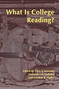 What Is College Reading? (Paperback)