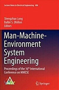 Man-Machine-Environment System Engineering: Proceedings of the 16th International Conference on Mmese (Paperback)