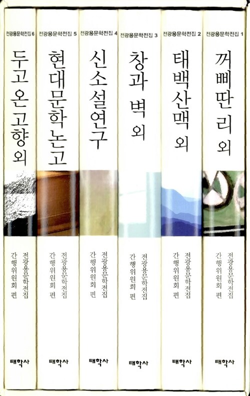 전광용문학전집 - 전6권