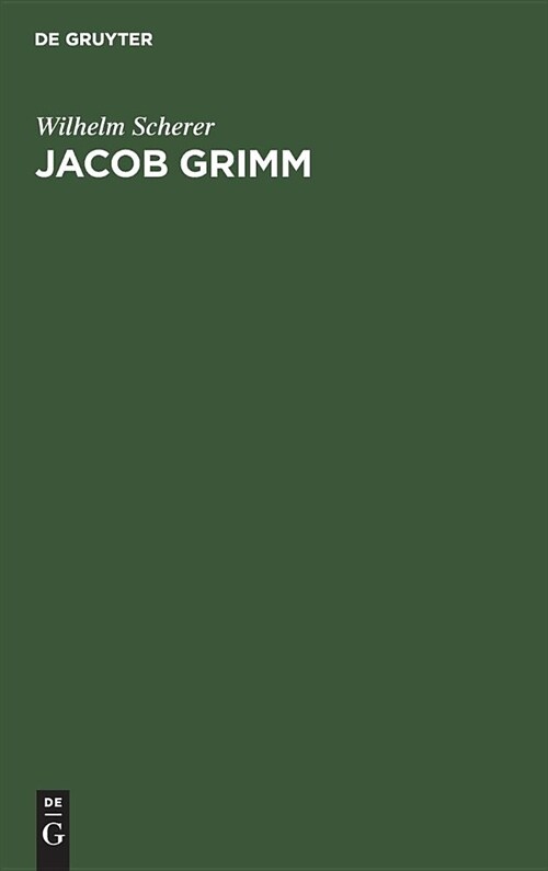 Jacob Grimm (Hardcover)
