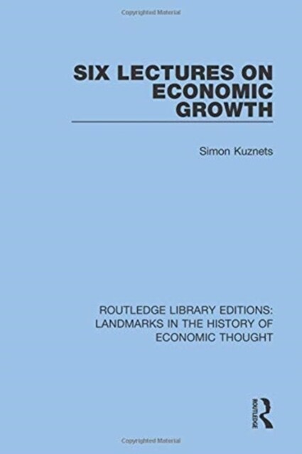 Six Lectures on Economic Growth (Paperback)