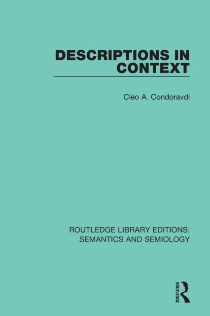 Descriptions in Context (Paperback)