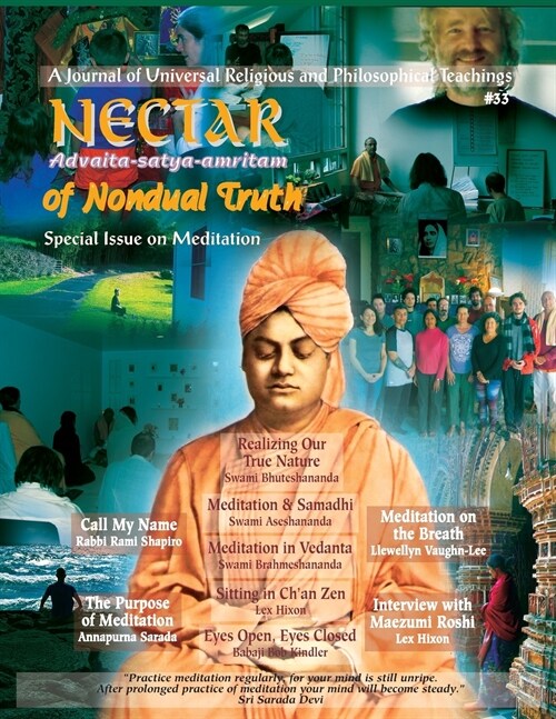 Nectar of Non-Dual Truth #33: A Journal of Religious and Philosophical Teachings (Paperback)