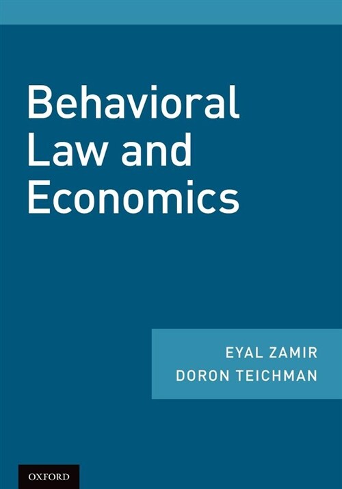 Behavioral Law & Economics C (Hardcover)