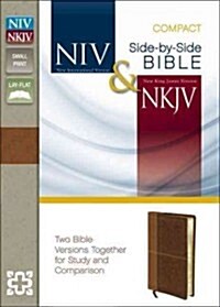 Side-By-Side Bible-PR-NIV/NKJV-Compact: Two Bible Versions Together for Study and Comparison (Imitation Leather)