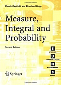 [중고] Measure, Integral and Probability (Paperback, Softcover reprint of the original 2nd ed. 2004)