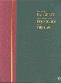 The New Palgrave Dictionary of Economics and the Law : Three Volume Set (Paperback)