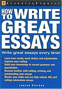 How to Write Great Essays (Paperback, 1st)