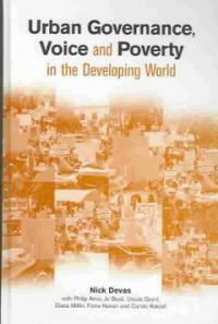 Urban governance, voice, and poverty in the developing world