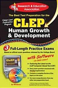 The Best Test Preparation for the Clep Human Growth and Development (Paperback, CD-ROM)