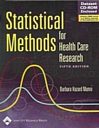 [중고] Statistical Methods for Health Care Research (Paperback, CD-ROM, 5th)