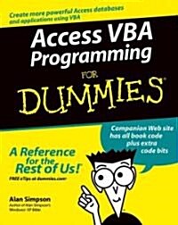 Access VBA Programming for Dummies (Paperback)