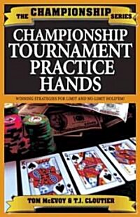 Championship Holdem Tournament Hands (Paperback)