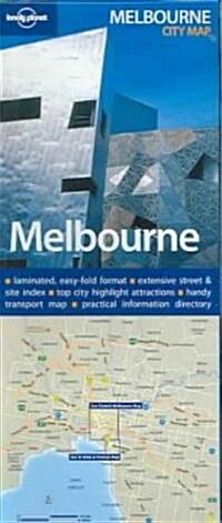 Lonely Planet Melbourne City Map (Map, FOL)