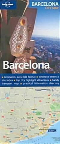 Lonely Planet Barcelona City Map (Map, FOL)