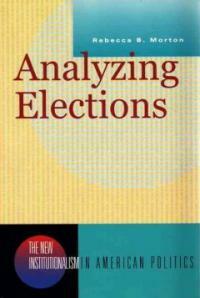 Analyzing elections 1st ed