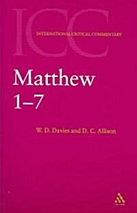 Matthew 1-7 : Volume 1 (Paperback)