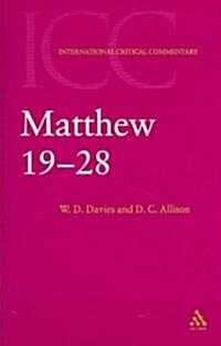 Matthew 19-28 : Volume 3 (Paperback)