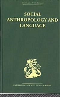 Social Anthropology And Language (Hardcover)